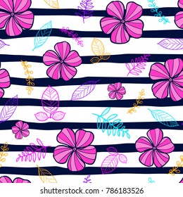 flower seamless pattern, vector floral seamless pattern, flower background