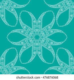 Flower seamless  pattern ,  vector image.