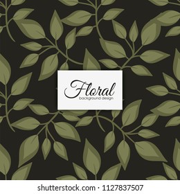 Flower seamless pattern vintage style