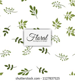 Flower seamless pattern vintage style