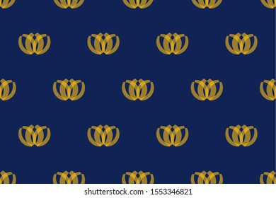 flower seamless pattern.blue color. modern minimal  style. for texture, wallpaper, gift, cover, decor, background, interior, cloth, fabric, etc. 