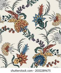 flower seamless print background textile fabric