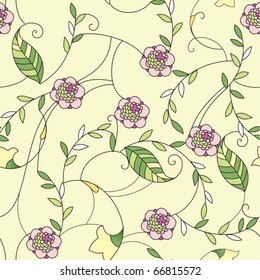 Flower seamless texture