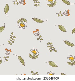 Flower seamless texture.  Endless floral pattern. Can be used for wallpaper, pattern, backdrop, surface textures. Full color seamless floral background