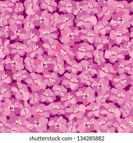 Flower seamless texture. Floral pink background.