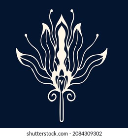 Flower sembol vector drawing Illustration