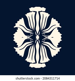 Flower sembol vector drawing Illustration