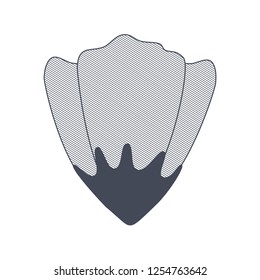 flower with sepal isolated icon