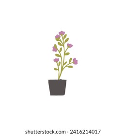 flower set with color vase.set