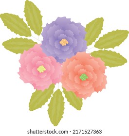 A Flower set graphic artwork