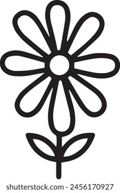 Flower set icon. Editable vector pictogram isolated on white background. Trendy line symbol for mobile apps and website design