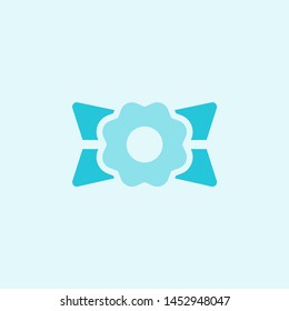 Flower shape badge high ranking officers for homeland security