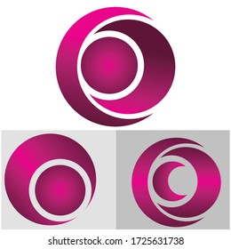 Flower Shape Logo Design Templates Vector Stock Vector (Royalty Free ...