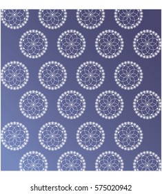 flower shape mandala patter background image vector illustration design 