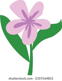 Flower shape organic. illustration shape organic. vector graphics.