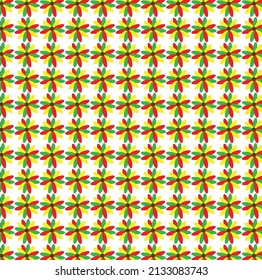 Flower shape patter for background tiles notebook cover use 