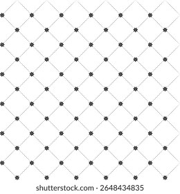 Flower shape pattern vector background