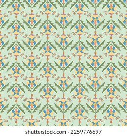 Flower shape suzani pattern - prints for textile fabrics and for other things in home interior. 