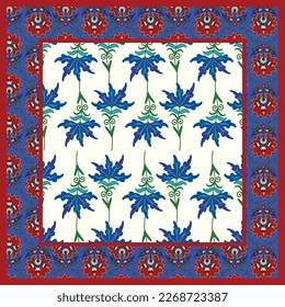Patrón de suzani en forma de flor - impresiones para tejidos textiles y para otras cosas en el interior del hogar. Almohadas. 