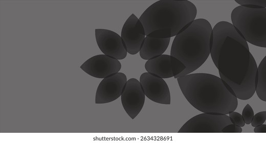 flower shape vector, floral icon set, flowers vector silhouette, symmetrical floral patterns