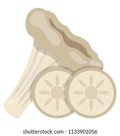 A flower shaped white colored vegetable, a germen cultivation known as oyster mushroom 