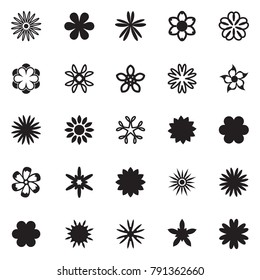 235,485 Flower black white icon Images, Stock Photos & Vectors ...