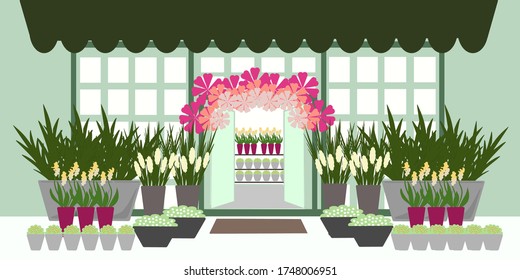 花屋 店頭 のイラスト素材 画像 ベクター画像 Shutterstock