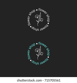 flower shop logo
