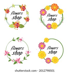 flower shop logo for company