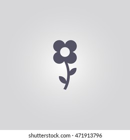 flower sign. icon design