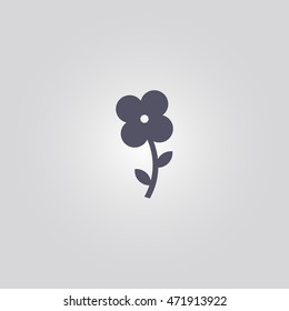 flower sign. icon design