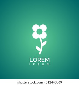 flower sign. icon design