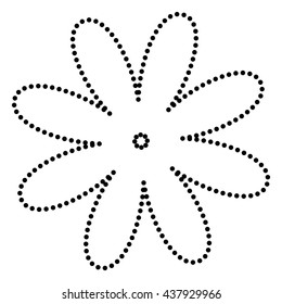 Flower sign illustration