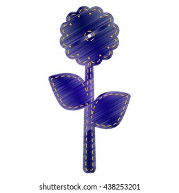 Flower sign illustration