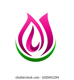 Flower Silhouette Logo