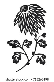  flower silhouetted