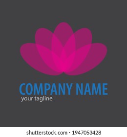 flower simple design for logo
