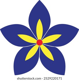 Flower simple  icons. Abstract flower icons isolated on white background.