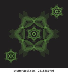 The Flower Simple Mandala Design 