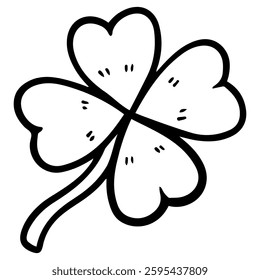 flower simple outline for icon, coloring page and other