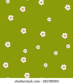 flower simple seamless pattern