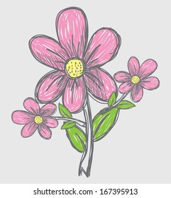 flower sketch