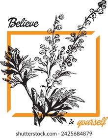 flower sketch for t-shirt. t-shirt printing