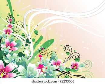 flower soft color vector