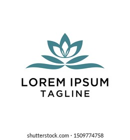 Flower Spa Logo Design Template
