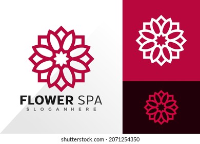Blumenkohl-Logo, Vektordesign. Abstraktes Emblem, Design-Konzept, Logos, Logotyp-Element für Vorlage