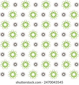 Diseño de Ilustración vectorial de patrón repetitivo multicolor de moda especializado en flores