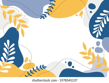 flower Spring background with beautiful. abstract flower backgrounds. space for text. for posters, cover design templates, social media stories wallpapers with spring leaves and flowers.