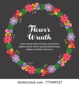 flower spring garland