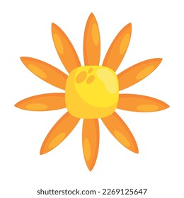 flower spring icon isolated design